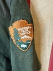 National Park Service Sweater Mens Xl Green V-neck Ranger Bison Uniform Nps D682