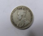 Canada Newfoundland King George V Sterling Silver 25 Cents 1917 Scarce