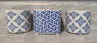 Set Of 3 Ceramic Succulent Planters