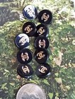 Small Lot Of 10   13 Mm Designer Stamped Chanel Button Replacement Gold Tone 