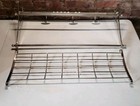 Discontinued Pottery Barn Polished Nickel 3-hook Bathroom Train Rack
