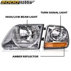 Fit For 97-03 Ford F150 99-02 Expedition Headlights corner Lights Assembly Pair 