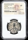 Ngc Vf  Byzantine Empire 1028-1042 Ad  Jesus Christ Follis Class B Coin  Sharp 