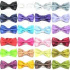 Mens Bow Tie Pre-tied Fashion Novelty Adjustable Tuxedo Bowtie Wedding Necktie