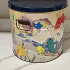 Rare Vintage The Little Mermaid Popcorn Tin Golden Harvest Productions Disney