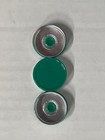 Large 1000 Pc lot 20mm Flip Top Cap Aluminum Crimp Seal For Vials Shiny Green