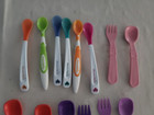 Munchkin Spoons Plus Additional Unbranded Forks And Spoons Lot Plastic