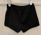 Freestyle Danskin Cs Child Small 6 6x Black Nylon Gymnastics Dance Shorts Cheer