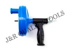 25 Ft  Drain Cleaner With Drill Attachment Pipe Plumbing Snake Clog Sink Toilet