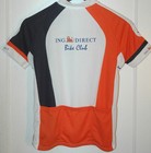Rare Ing Bank Bike Club Cycling Race Jersey Usa Made Zip Team Mountain Road