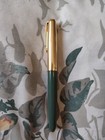 Parker 51 Gold Filled Cap   Grey Resin Barrel Fountain Pen Fine Nib Usa  21
