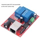Ethernet Controller Module  Tcp udp Controller Module With 2-way Relay Board 