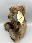 First   Main Rare Bear Beanbag Plush  1482 Brown W  Bowtie Stuffed Animal Toy 