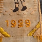 Boy Scouts 1929 Fabric Insignia Patch Vintage Embroidered Cloth Scout Ribbon 