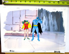 1960 s Batman Robin Dc Comics Filmation Original Production Drawing Cel   Backg