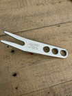 Aluminum Divot Pivot Tool Golf Green Repair Tool Stamped Design Silver Black