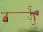 Antique vintage Cast Iron Hanging Beam Balance Scale   Weight