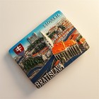 Bratislava The Capital Of Slovakia Tourist Souvenir 3d Resin Fridge Magnet Craft