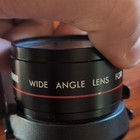 Wide Angle Auxiliary conversion Lens For Camcorder Video Camera  With Case