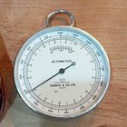 Tamaya   Co   Ltd  Silver Altimeter 2948 With Leather Case