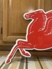 Mobil Pegasus Gasoline Metal Sign Garage Vintage Style Wall Decor Oil Horse 1