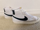 Nike Blazer  77 Vintage Mid White dark Teal Green Lace Up Men s 10 Bq6806-112