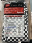 Supreme X Hanes Boxer Briefs  2 Pack  - Checkered -xl