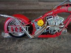 1 6 20  Orange County Chopper Fdny Fire Bike Ertl Joyride Motorcycle Diecast Occ