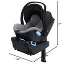 New Clek Liing Infant Baby Car Seat And Base Thunder Black gray 2025 Lg24u1