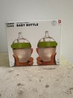 New Sealed  Comotomo Natural Feel Baby Bottle Green 5 Oz Bundle
