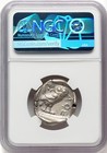 Attica Athens Greek Owl Silver Tetradrachm Coin  440-404 Bc  - Ngc Ch Au