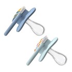Advantage Glow-in-the-dark Baby Pacifier  Fully Symmetrical Soother  0-6m 