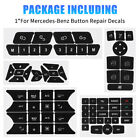 Button Repair Kit Window Switch Sticker For Mercedes Benz A B Ml350 E350 2010-14