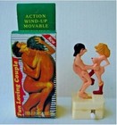 Vintage 1999 Adult Novelty Wind Up Action Fun Loving Couple Toy Pipeline Product