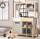 Brand New Hearth And Hand Magnolia Wooden Play Kitchen Childs Kids Toy Farmhouse