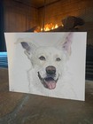 Custom Pet Portrait From Photo Watercolor Painting 8   x 10  Image Is Sample Only 