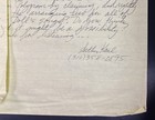 New York Dolls Handwritten   Signed Letter By Arthur Kane