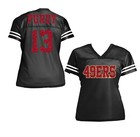 49ers Brock Purdy Glitter Women s Football Jersey  Shirt New   San Francisco