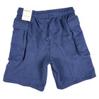 Nike Big Kids Boy s Club Fleece Cargo Shorts Dm8049-410 Navy Blue Size L New