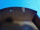 Vtg Wooden Sewing Notions 6 Drawer Wall Table Cabinet Rustic Painted Box Japan