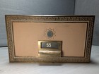 Vintage Brass Post Office Box Drawer 14  X 11  X 6  Unique Decor Shelf Repurpose