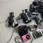 Lot Of Digital Cameras   Film Sony kodak jvc nikon samsung olympus   for Parts  