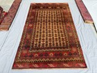 Antique Afghan Baluchi Area Rug 5x8 Hand Knotted Persian Style Oriental Carpet