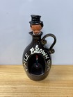 Vtg Little Brown Jug Music Box Decanter Revolving Man Hugging Post W manstopper