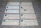 Antique 1880 s Central National Bank Checks - 28 Total