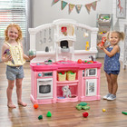 Step2 Fun With Friends Pink Kids Kitchen Pretend Play Set