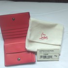 Christian Louboutin Bifold Wallet Gray white Python  With Original Dust Bag
