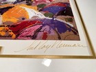 1970s Leroy Neiman  arnie In The Rain  Custom Framed Signed Augusta Golf Palmer
