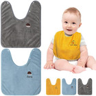 3 Pack Baby Bibs For Girls Or Boys  Waterproof  Towel Toddler Bibs For 1-3 Years