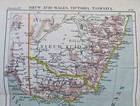 Australia New South Wales Victoria Sydney Tasmania C  1865 Funke Small Map